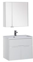 Мебель для ванной Aquanet Латина 80 белый 00281151 — фото 2, Комплекты мебели для ванной