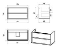 Товар: Тумба под раковину арт-Ver-09090-0102Я - фото 5 Тумба под раковину арт-Ver-09090-0102Я — фото 5, Тумбы под раковину