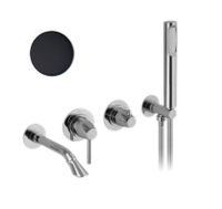 Смеситель для ванны Webert Opera Moderna , черный арт-OE860312560 — фото 1, Смеситель для ванны