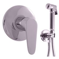 Смеситель Victoria для биде для биде с душевой лейкой с нажимным механизмом метал, арт-VI242/1 — фото 1, Смесители для биде