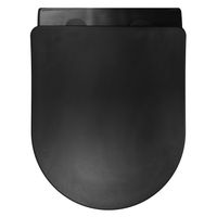 Унитаз подвесной Azario VELA 360х480х360 безободковый, система смыва "Торнадо", с быстросъемным сиденьем "Микролифт", черный матовый арт-AZ-2480MB — фото 9, Подвесные унитазы