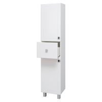 Шкаф-пенал напольный OSTIN 40 /левый/ AQUA DE MARCO 3040WCOST/L — фото 3, Шкафы для ванной