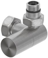 Вентиль Вентиль Сунержа 3D правый цилиндр (G 1/2" НР х G 3/4" НГ) Сатин 071-1403-1234 — фото 3, Комплектующие для полотенцесушителей