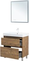 Тумба с раковиной Aquanet Nova Lite 2.0 75 напольная цв. дуб рустикальный арт-00348196 — фото 8, Тумбы с раковиной