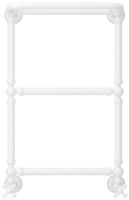 Полотенцесушитель водяной Сунержа Ренессанс 1386 660x400 Матовый белый арт-30-0281-6640 — фото 1, Водяные полотенцесушители