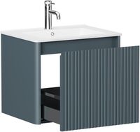 Тумба под раковину Allen Brau Gravity 60 1.370016.BGM синий матовый — фото 4, Тумбы под раковину