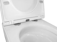 Товар: Унитаз подвесной Azario ORMI 490х360х365 безободковый, система смыва Торнадо, с быстросъемным сиденьем микролифт арт-AZ-0253VD - фото 5 Унитаз подвесной Azario ORMI 490х360х365 безободковый, система смыва Торнадо, с быстросъемным сиденьем микролифт арт-AZ-0253VD — фото 5, Подвесные унитазы