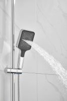 Душевая система с тропическим душем и смесителем BELZ, хром, арт-B24658 — фото 5, Душевые стойки