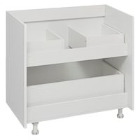 Тумба напольная с умывальником PALERMO 80 /2ящ/ AQUA DE MARCO 5080CPAL/F — фото 5, Тумбы с раковиной