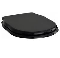 Товар: Сиденье с крышкой Artceram Hermitage с плавным опусканием цвет черный/золото HEA005 03 73 - фото 1 Сиденье с крышкой Artceram Hermitage с плавным опусканием цвет черный/золото HEA005 03 73 — фото 1, Сиденья для унитаза