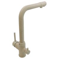 MILANO Смеситель д/кухни совмещенный с краном для питьевой воды, бежевый камень 32661 — фото 5, Смесители для кухни