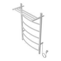 Полотенцесушитель электрический AZARIO VERONA 500/800 5 секций, с полкой, диммер справа, белый арт-AZ04858PW — фото 1, Электрические полотенцесушители