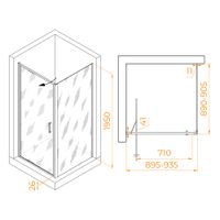 Душевой уголок RGW SV-135 900x900 703213599-11 — фото 4, Душевые уголки