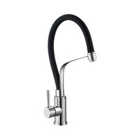 Смеситель для кухни с гибким изливом G.Lauf ZAP4-D090, нержавеющая сталь — фото 1, Смесители для кухни