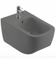 Товар: Биде HATRIA NEXT A0Y1F208 подвесное цвет антрацит - фото 1 Биде HATRIA NEXT A0Y1F208 подвесное цвет антрацит — фото 1, Биде подвесные