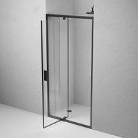 Товар: W90G-100-1P-BT Gem дверь душевая распашн 100x195,черный, стекло прозрачн - фото 3 W90G-100-1P-BT Gem дверь душевая распашн 100x195,черный, стекло прозрачн — фото 3, Распашные душевые двери