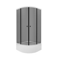 ДО Грэй 90*90 В (3 места+сифон D50) арт-Щ0000066465 — фото 7, Душевые уголки четверть круга