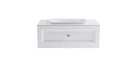 Тумба Классик 90 с 1ящ белый мат. с раковиной Ретро бел гл. и столешницей Solid бел гл. арт-4631177714153 — фото 2, Тумбы с раковиной