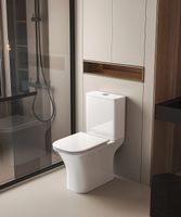 Унитаз VETTORE Tornado напольный безободковый CT11134 (650х340х790) Ceruttispa — фото 1, Напольные унитазы