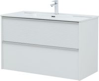 Товар: Тумба с раковиной Aquanet Вита 100 цв. белый матовый 00339163 - фото 13 Тумба с раковиной Aquanet Вита 100 цв. белый матовый 00339163 — фото 13, Тумбы с раковиной