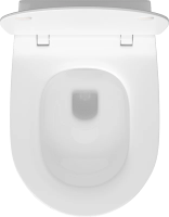 Унитаз подвесной КЕРАМИН БАРИ МЛ Slim Soft Close безободковый, сиденье дюропласт с микролифтом CDB00022778 арт-4810531133575 — фото 2, Подвесные унитазы