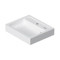 M85WCC0601WG050 X-Joy, Раковина над стиральной машиной, керамическая, 60x50 см, белый глянец — фото 5, Раковины на стиральную машину