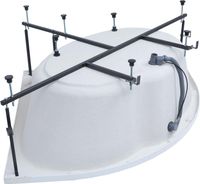 Акриловая ванна Aquanet Santiago 160x160 (с каркасом) 00205545 — фото 11, Акриловые ванны