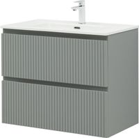 Тумба с раковиной Aquanet Джейн 80 цв.мисти грин (раковина Flat) 00332534 — фото 11, Тумбы с раковиной