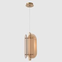 Светильник подвесной арт-AMARILLO SP18W LED BRASS — фото 3, Подвесные светильники