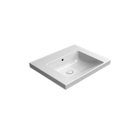 раковина подвесная/встраиваемая NORM 60x50 белый арт-8635111 — фото 2, Раковины подвесные