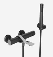 Смеситель для ванны Webert One-B , чернай/сталь арт-NB850101441 — фото 1, Смеситель для ванны