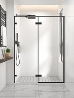 Товар: Душевая дверь распашная Veconi Premium Alassio B, 1500х2000, черный матовый, стекло прозрачное осветленное AL-150-00-B-C4 - фото 1 Душевая дверь распашная Veconi Premium Alassio B, 1500х2000, черный матовый, стекло прозрачное осветленное AL-150-00-B-C4 — фото 1, Распашные душевые двери