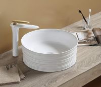 Умывальник CeramaLux арт-W1532 — фото 2, Раковины накладные