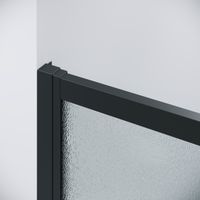 Душевое ограждение Grossman Cosmo 100.K33.02.110.21.02-200.K33.02.100.21.02 (110х100х195) раздвижная(левая),черный матовый,стекло шиншилла,2 места арт-120.K33.02.1110.21.02 — фото 8, Прямоугольные душевые уголки