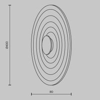 Настенный светильник (бра) Maytoni арт-MOD400WL-L5GR3K — фото 2, Бра