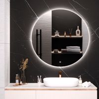 Зеркало с LED-подсветкой MILAN (120) круглое /AQUA DE MARCO MIL120 — фото 1, Зеркала в ванную комнату