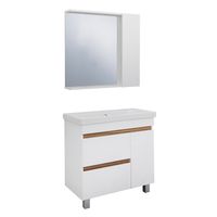 Зеркальный шкаф SYDNEY 80 /универсальный/ AQUA DE MARCO 1080WCSYD/U — фото 6, Зеркальные шкафы в ванную