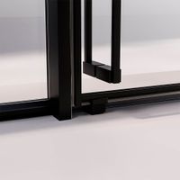 Товар: Душевая дверь раздвижная Premium Prato 300 B-R, 1500х2000, черный матовый, стекло прозрачное PR3/R-150-01-B-C4 - фото 3 Душевая дверь раздвижная Premium Prato 300 B-R, 1500х2000, черный матовый, стекло прозрачное PR3/R-150-01-B-C4 — фото 3, Раздвижные душевые двери