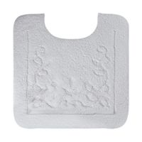 COMPLEMENTI Коврик (03) д/WC 60х60 см. белый, узор 3 22942 — фото 1, Коврики для ванной комнаты