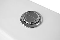 Унитаз-компакт Azario Quadro 605x340x810 напольный, смыв "Торнадо", безободковый с сидением микролифт и арматурой, белый арт-AZ-2175 UQ1 — фото 6, Напольные унитазы