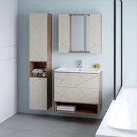 Товар: Ниша для тумбы Бриклаер КРИСТАЛЛ 80 см, дуб крафт табачный 4627125416873 - фото 4 Ниша для тумбы Бриклаер КРИСТАЛЛ 80 см, дуб крафт табачный 4627125416873 — фото 4, Тумбы с раковиной