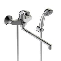 Смеситель для ванны/душа Vidima Orion, универсальный, однорычажный, хром арт-BA005AA — фото 2, Смеситель для ванны