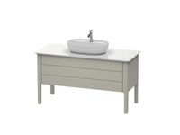 Тумба для консоли, Duravit, Luv, шгв 1338*570*743, цвет-серо-коричневый шелковисто-матовый арт-LU956606060 — фото 1, Тумбы под раковину