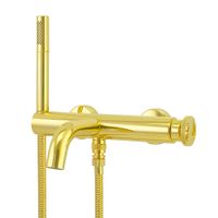 REVERSA См-ль д/ванны внешний моноком., золото 28199 — фото 1, Смеситель для ванны