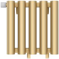 Отопительный радиатор Сунержа Кумир-0 EU50 левый 300х330 5 секций Матовая шампань арт-022-0350-3005 — фото 6, Радиаторы отопления