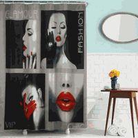 шторка д/в тканевая 180х180см "Гламур" MZ-55 — фото 1, Шторки на ванну