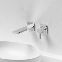 Смеситель для раковины SANCOS Linn c внутренней частью, хром, арт. арт-SC9021CH — фото 3, Смесители для раковины