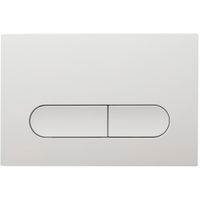 Кнопка смыва Veconi FLUSH V3, FLV3-W, 240х162х9, пластик, белый глянец — фото 1, Кнопки смыва