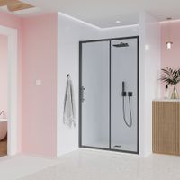 Товар: Душевая дверь Veconi Evo 100 GR, 1600x1950, графит брашинг, стекло прозрачное E1-GR-160-01-C9 - фото 1 Душевая дверь Veconi Evo 100 GR, 1600x1950, графит брашинг, стекло прозрачное E1-GR-160-01-C9 — фото 1, Раздвижные душевые двери