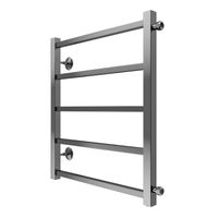 Полотенцесушитель водяной AZARIO ANCONA 500/600 квадрат, 5 секций, боковое подключение, 3/4", хром арт-AZ71556 — фото 1, Водяные полотенцесушители